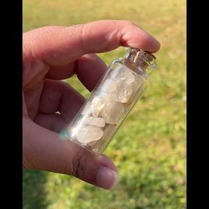 Rutilated Quartz Jar; Intuitively Selected
